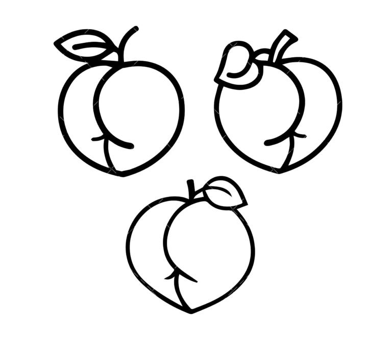 Peach Ass Svg Png Pdf Peach Butt Svg Fruit Svg Funny Svg