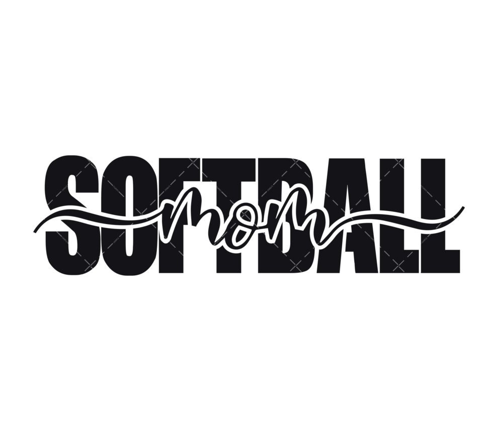 Softball Mom Svg Png Pdf Softball Svg