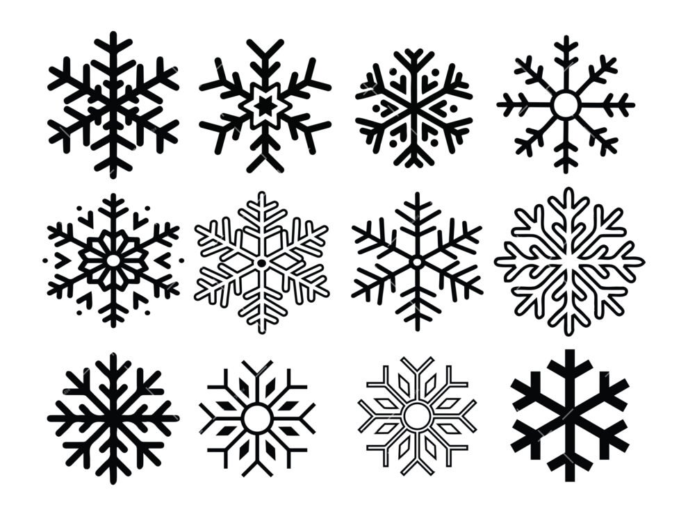 Snowflake Svg Bundle Png Pdf Snowflakes Svg Winter Svg Christmas Svg