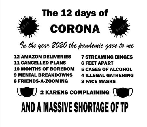 12 Days Of Corona SVG