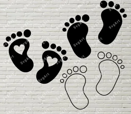 Baby Feet SVG
