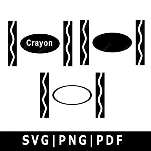 Crayon SVG Bundle