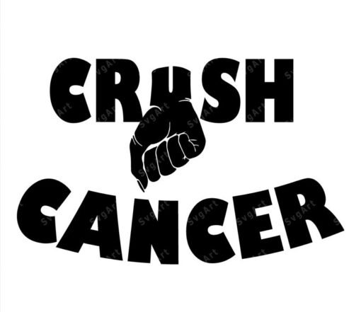 Crush Cancer Svg