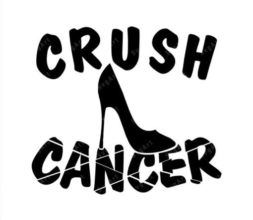 Crush Cancer Svg