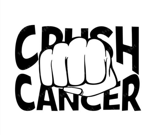 Crush Cancer Svg
