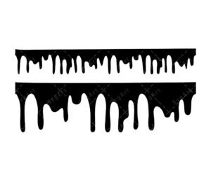 Dripping SVG, PNG, PDF, Dripping Border Svg, Blood Svg, Chocolate Svg ...