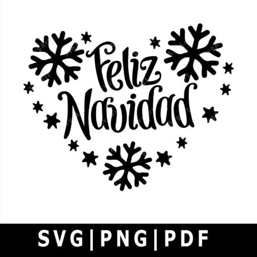 Feliz Navidad Svg, PNG, PDF, Cricut, Silhouette, Cricut svg, Silhouette