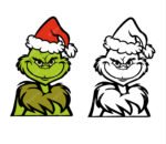 Grinch Face SVG, PNG, PDF, Grinch Face Image, Christmas Cut File