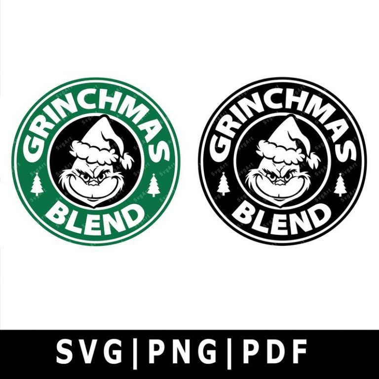 Grinchmas Blend SVG, PNG, PDF, Grinch Image, Christmas Cut File