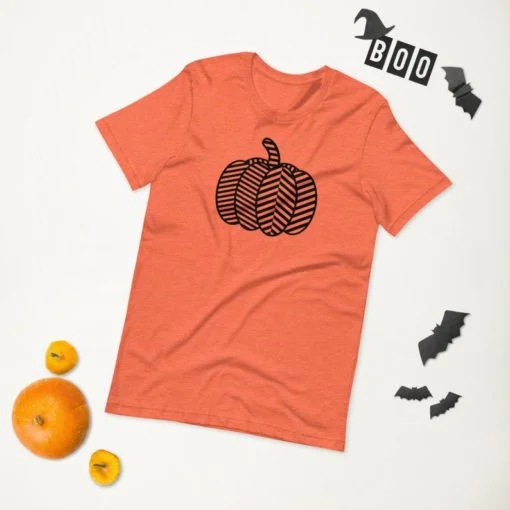 Halloween Pumpkin Line Art SVG