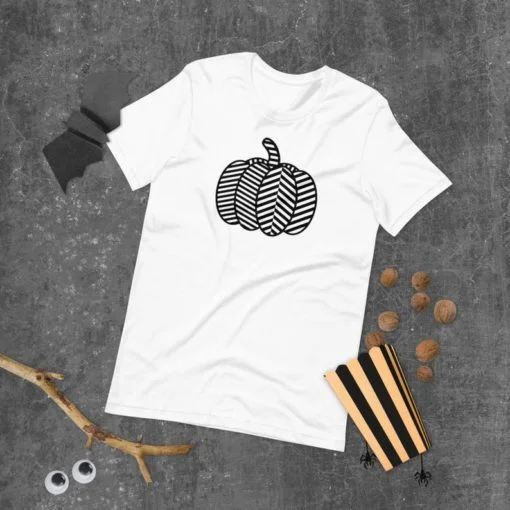 Halloween Pumpkin Line Art SVG