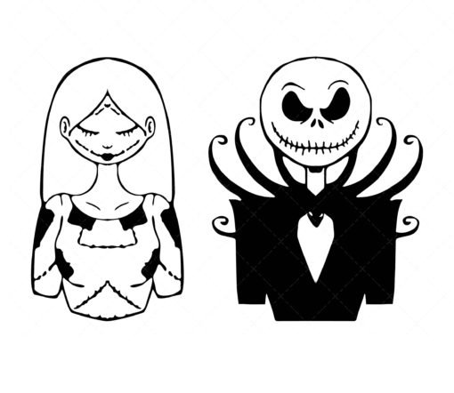 Jack and Sally SVG
