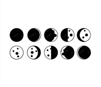 Moon Phases SVG