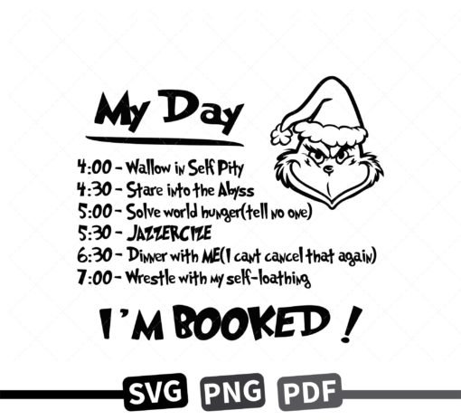 My Day Grinch SVG file