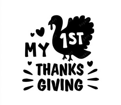 My Firsth Thanks Giving svg