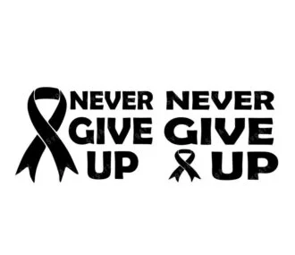 Never Give Up Svg