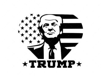 Trump SVG cut file
