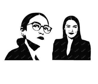 Alexandria Ocasio-Cortez Svg
