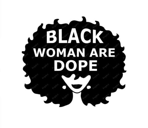 Black Woman svg
