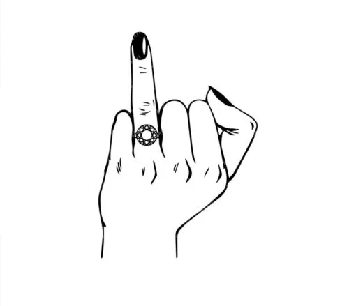 Bride Finger Svg