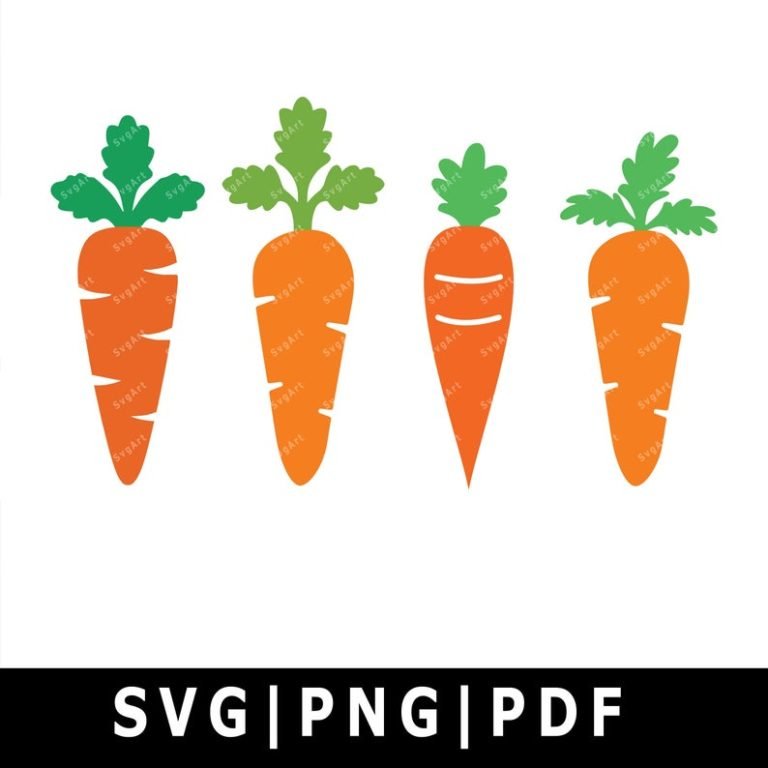 Carrot Svg, PNG, PDF, Cricut, Cricut svg, Silhouette svg, Easter Bunny