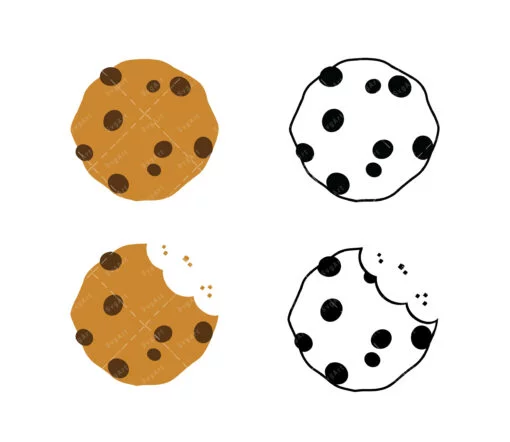Chocolate Chip Cookie SVG