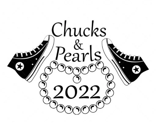 Chucks and pearls 2022 SVG