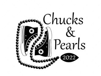 Chucks and pearls 2022 SVG