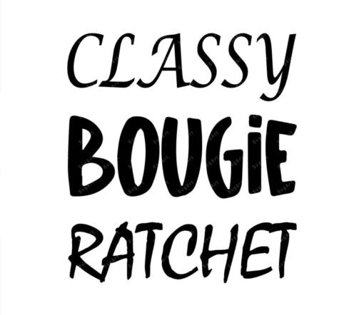 Classy, Bougie, Ratchet SVG