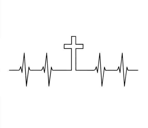 Cross Heartbeat SVG
