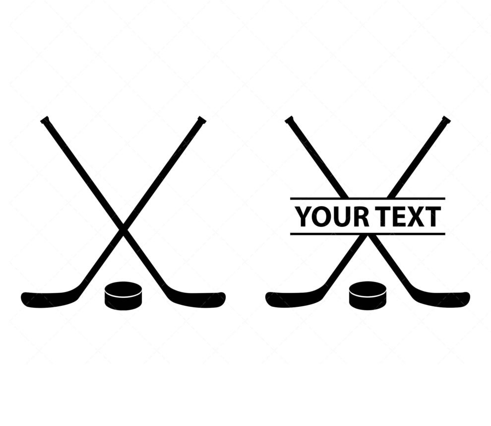 Crossed Hockey Sticks SVG, PNG, PDF, Hockey Puck, Hockey Sticks Svg