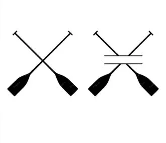 Crossed Paddles SVG