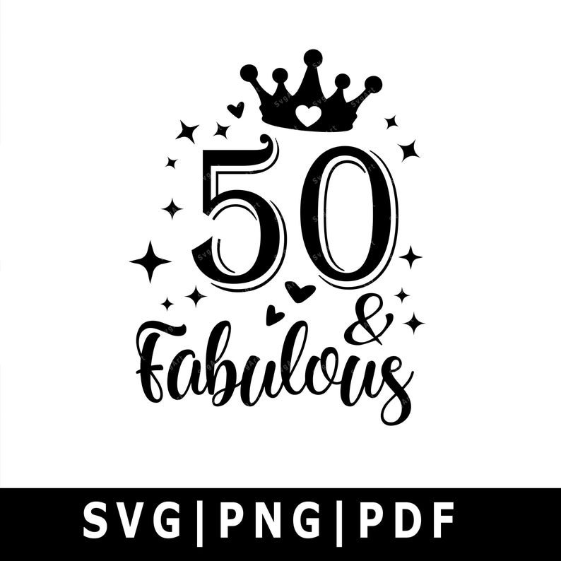 Free Free 50Th Birthday Svg Files 5 SVG PNG EPS DXF File