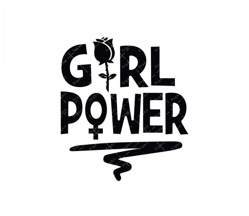 Girl Power SVG