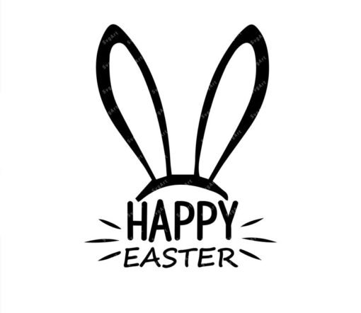 Happy Easter Svg