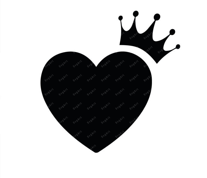 queen of hearts crown clip art