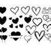 Heart svg bundle