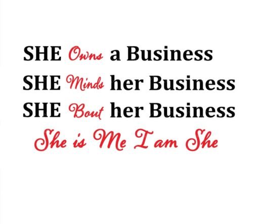 I Am She SVG