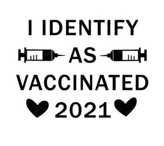 I Identify As Vaccinated SVG