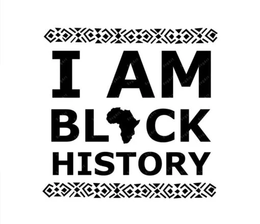I am Black History SVG