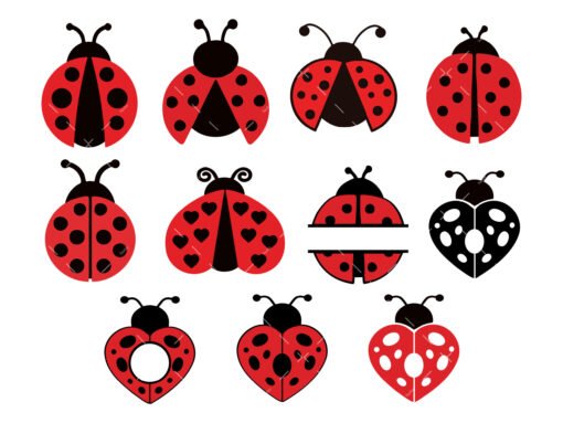 Ladybug SVG bundle