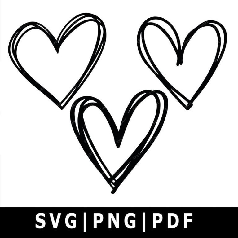 Heart SVG Bundle, PNG, PDF, Simple Hearts Svg, Valentine day svg, Love