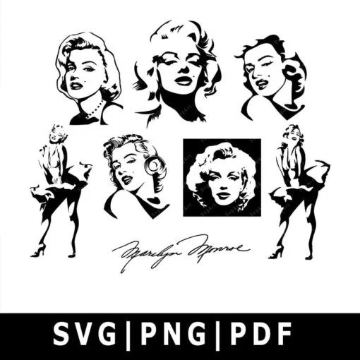 Marilyn Monroe SVG