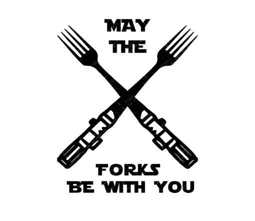 May The Forks Be With You SVG