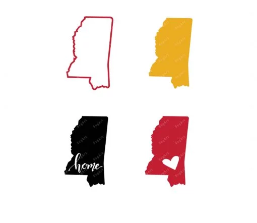 Mississippi Outline SVG