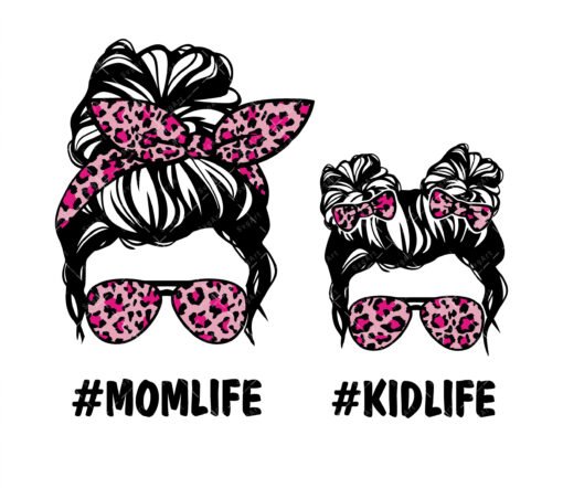 Mom Life Kid Life Svg