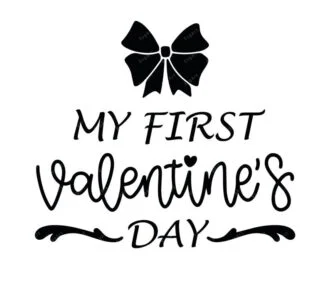 My First Valentine's Day SVG