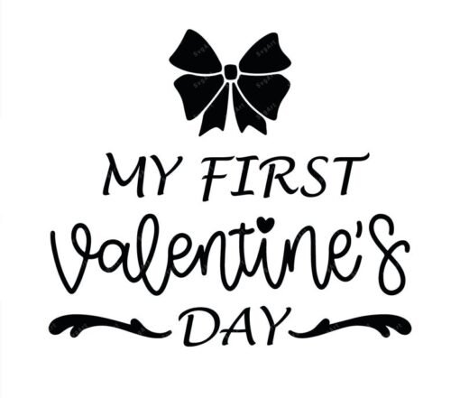 My First Valentine's Day SVG
