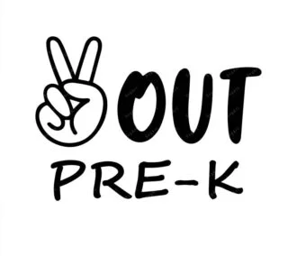 Peace Out Pre-K Svg