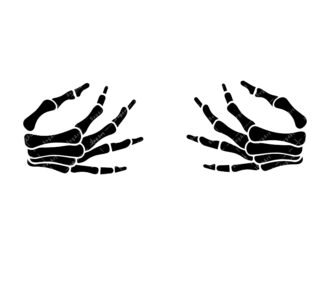 Skeleton Hands SVG